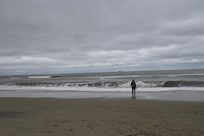 After the Rain and hurricane winds stopped.