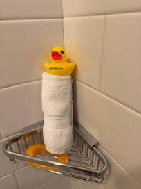 You get a rubber duck - even if you only have a shower!