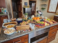 Large kitchen island