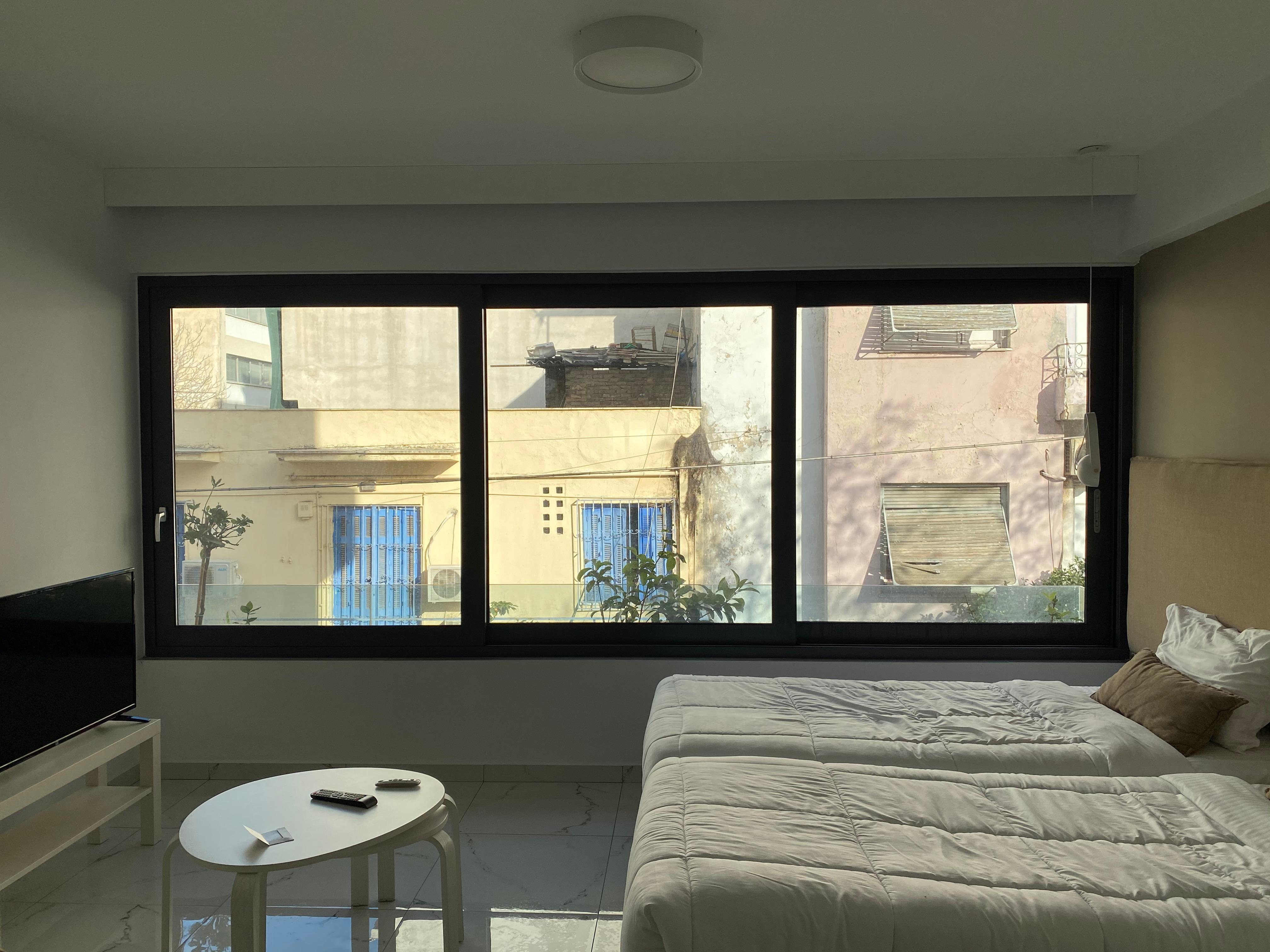 The Balcony, 'CITY VIEW' and Double bed!