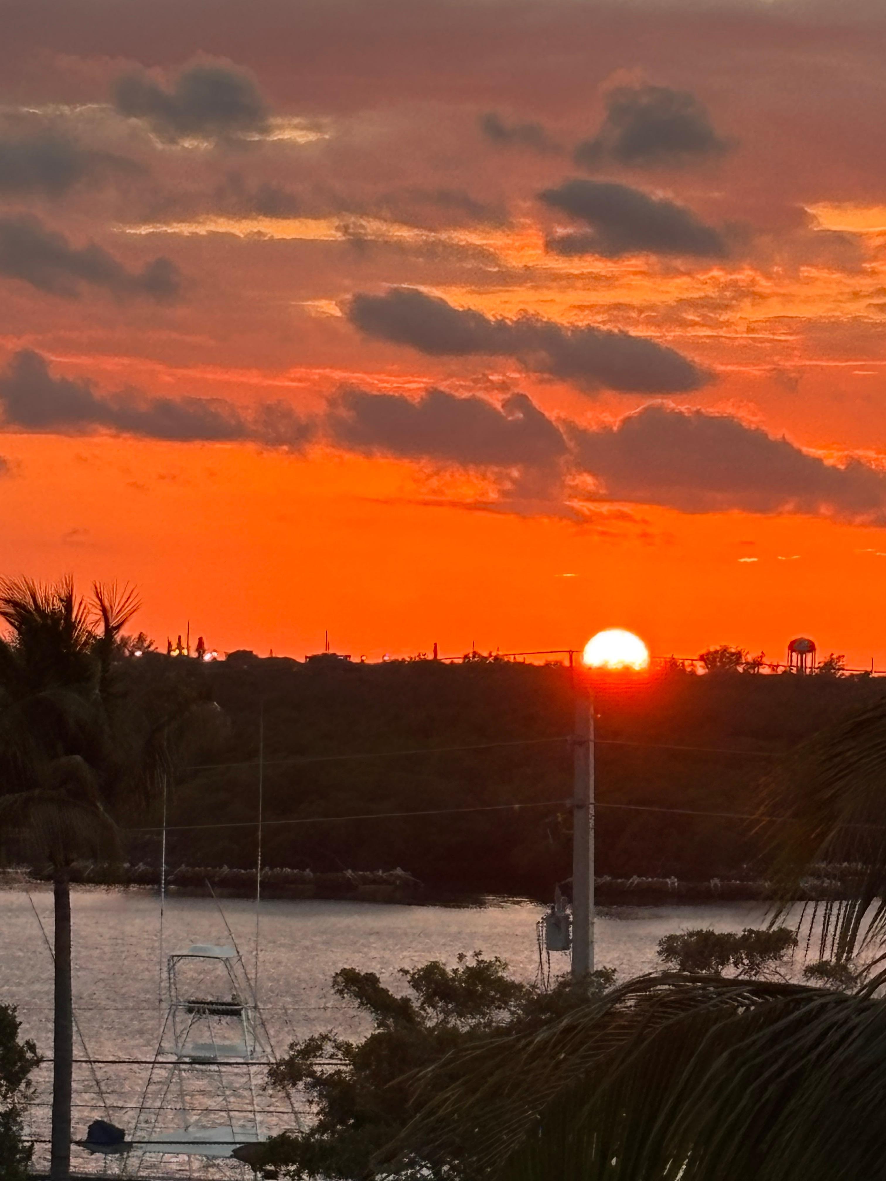 Sunset from the rooftop