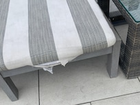 More torn and stained cushions