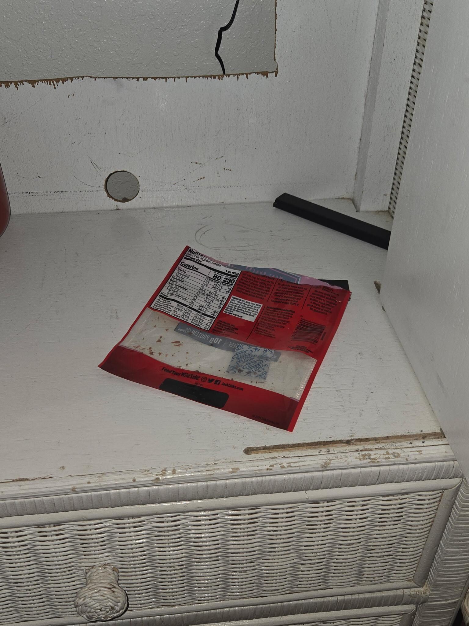 Trash left over from previous renter