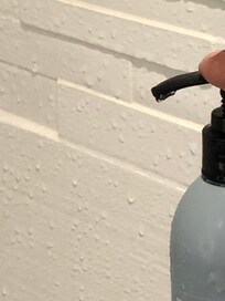 Very little shampoo and NO body wash in dispensers. Showered with shampoo.