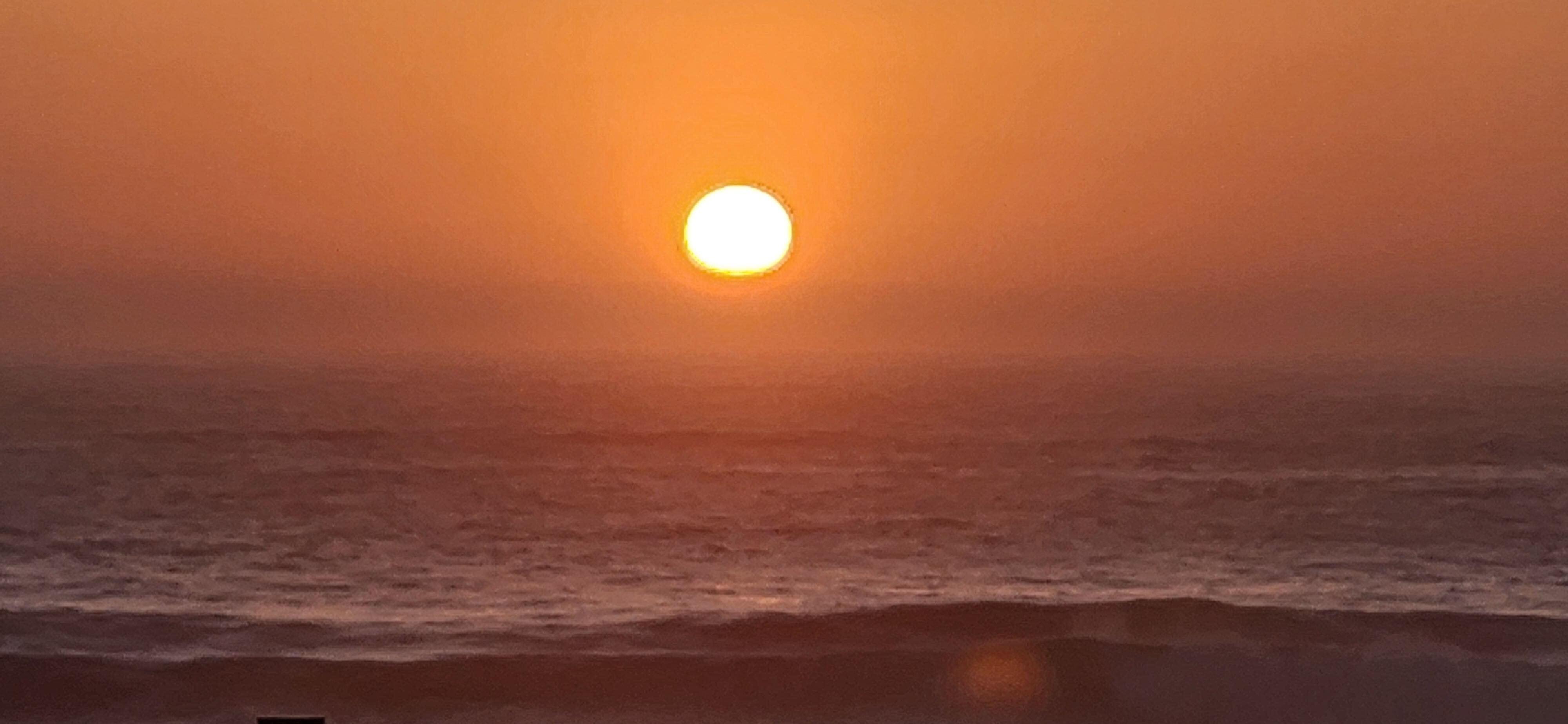 Sunset from our balcony