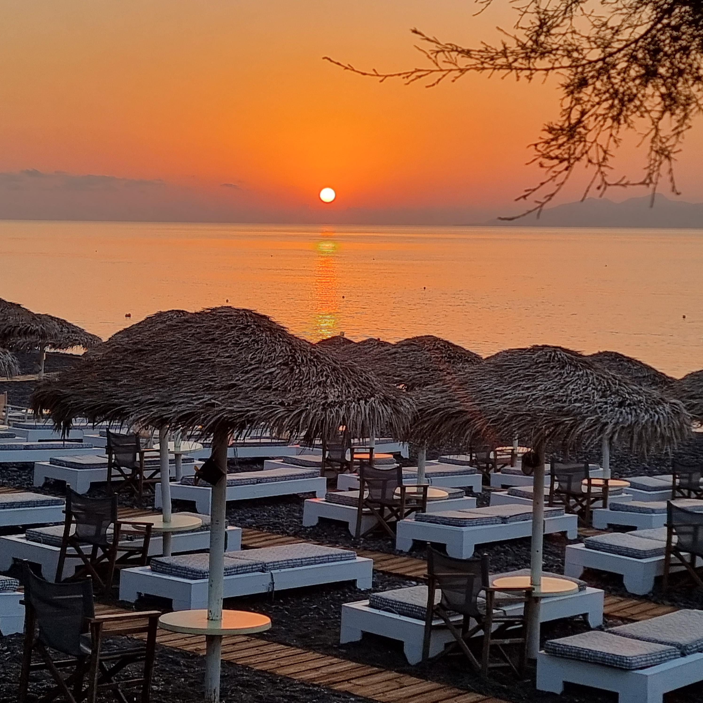 The beach at the hotel 