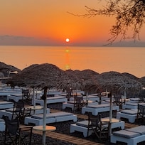 The beach at the hotel