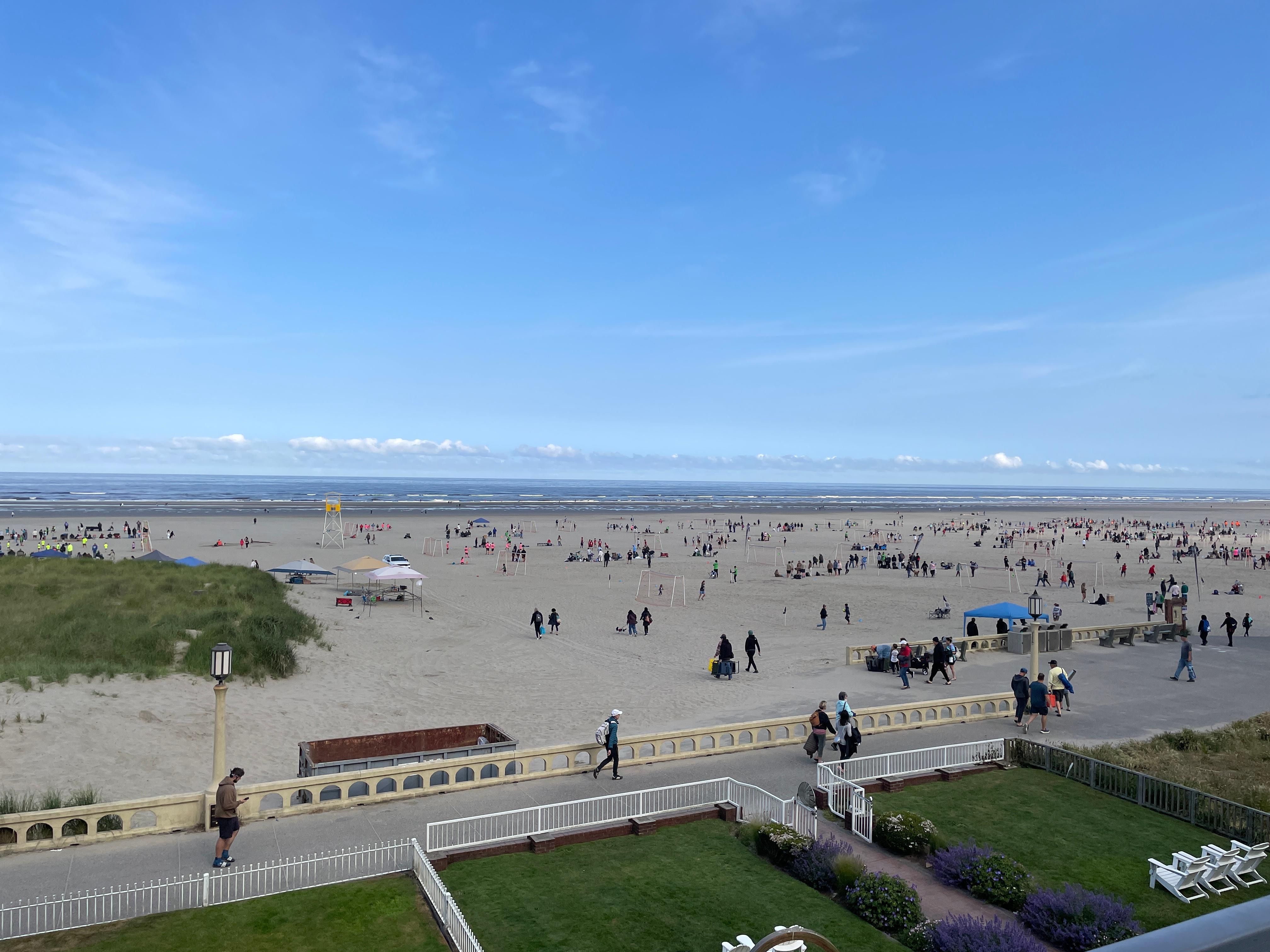 You can almost see the waves