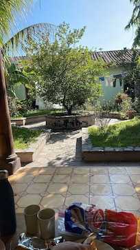 The central courtyard