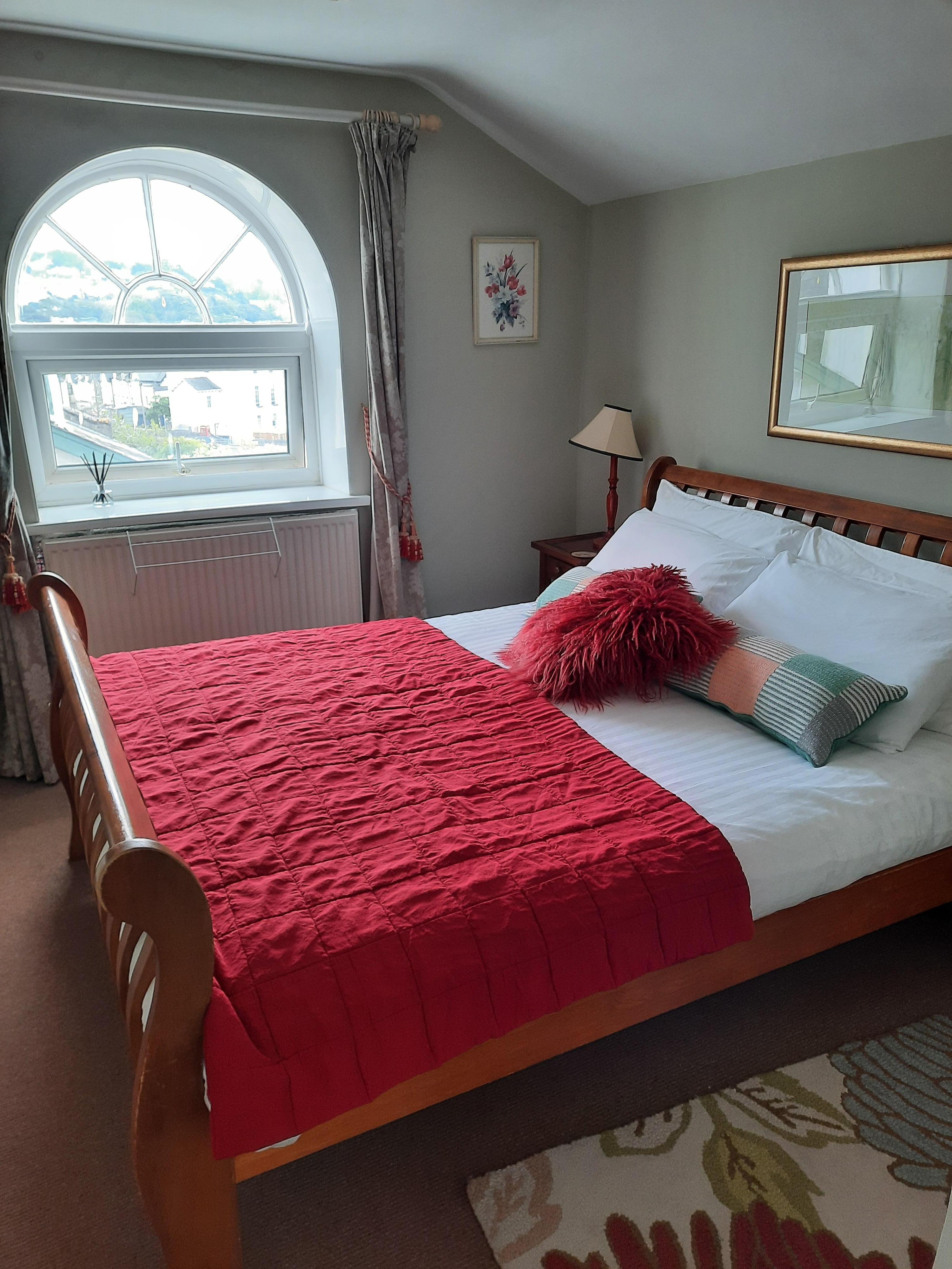 Bedroom in the Sea view suite 