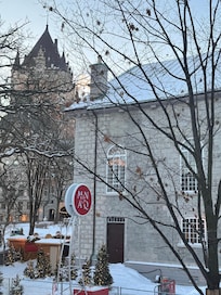 View from our room on the 2nd floor