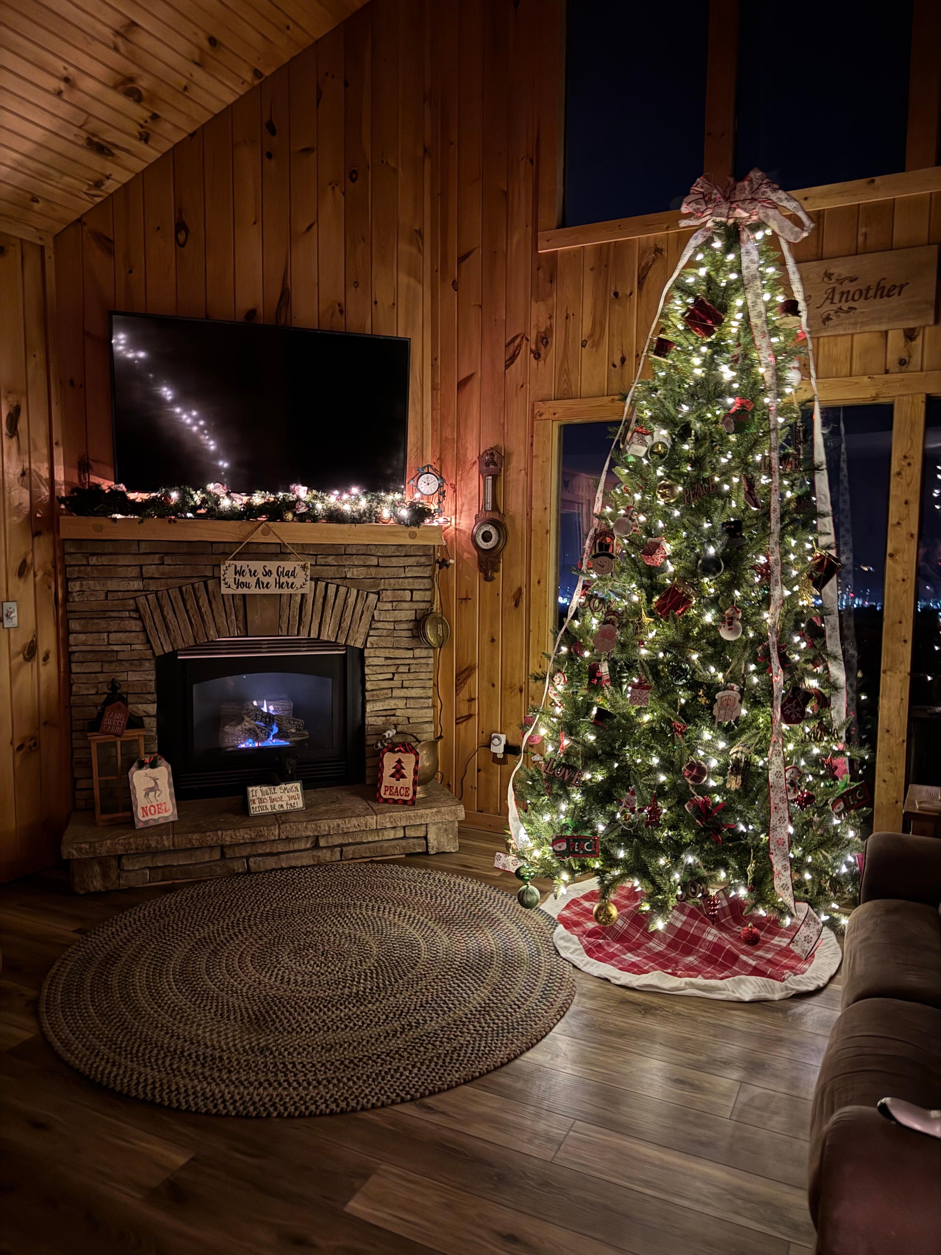 Night Christmas lights