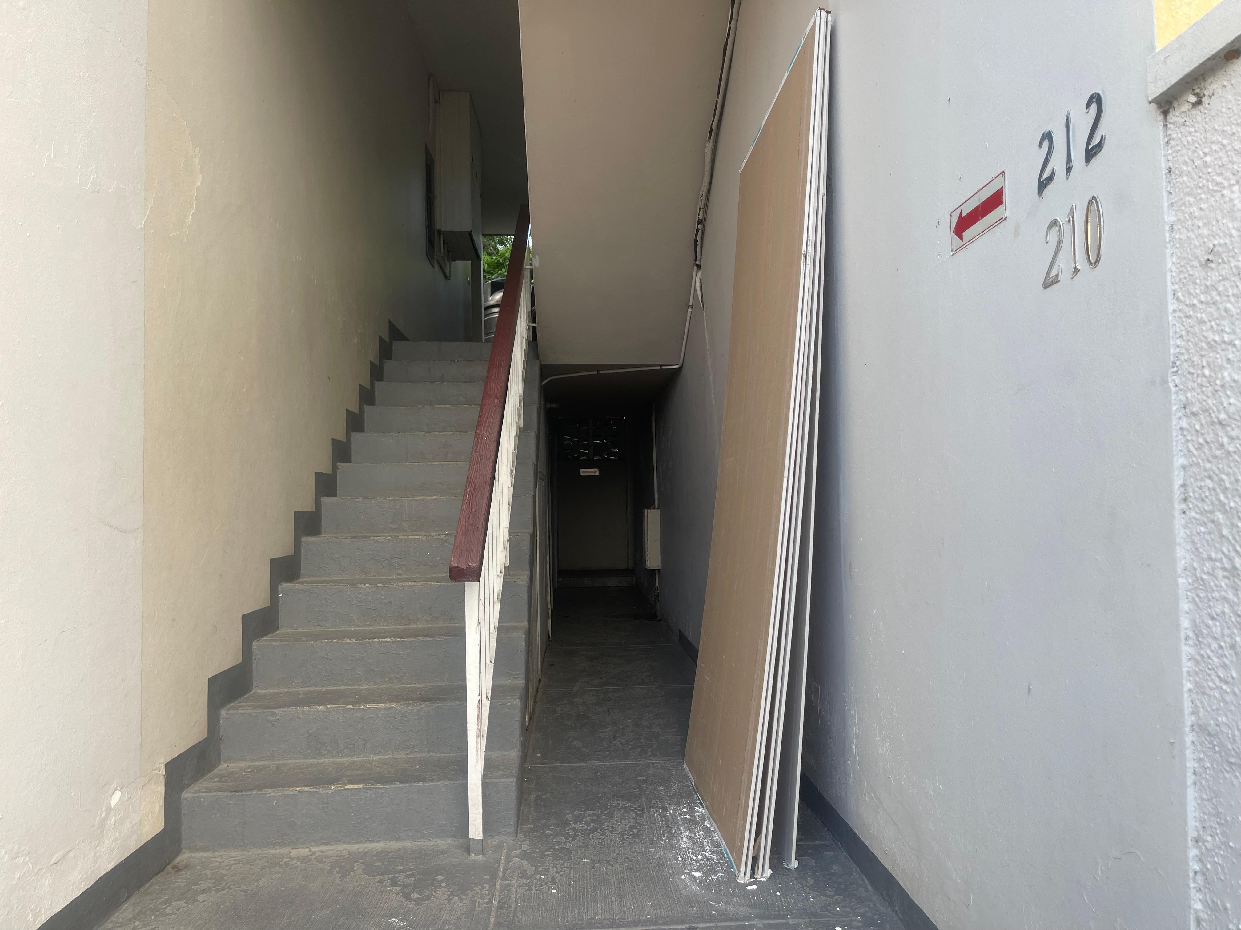 The alcove to the unit