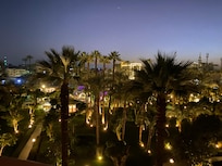 Garden view from our room