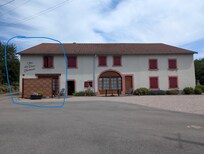 Unterkunft mit Markierung unseres Teils