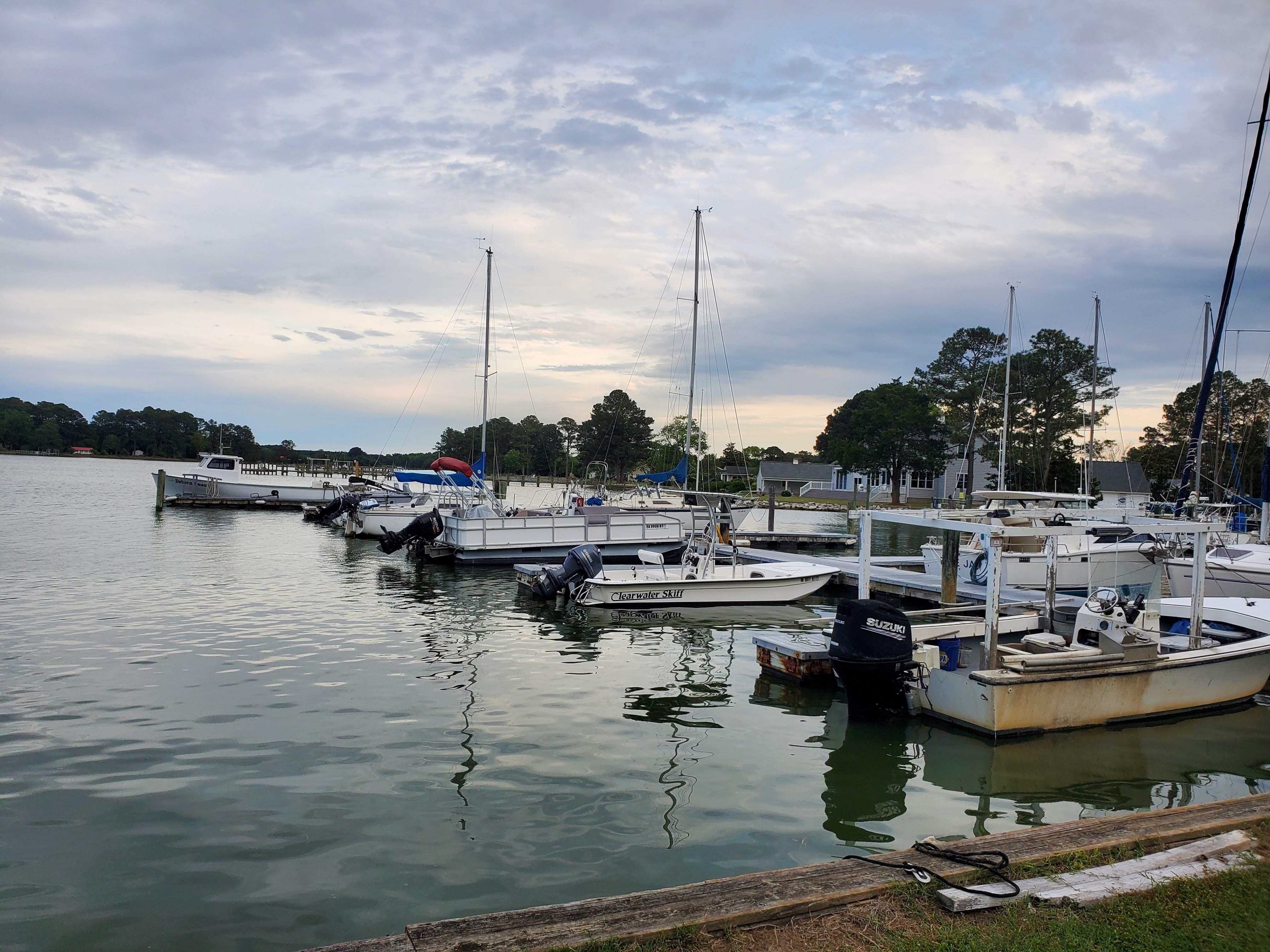 Marina across the street from cottage