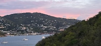 Sunrise looking towards Crown Bay