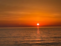 Sunrise across the street from Retreat