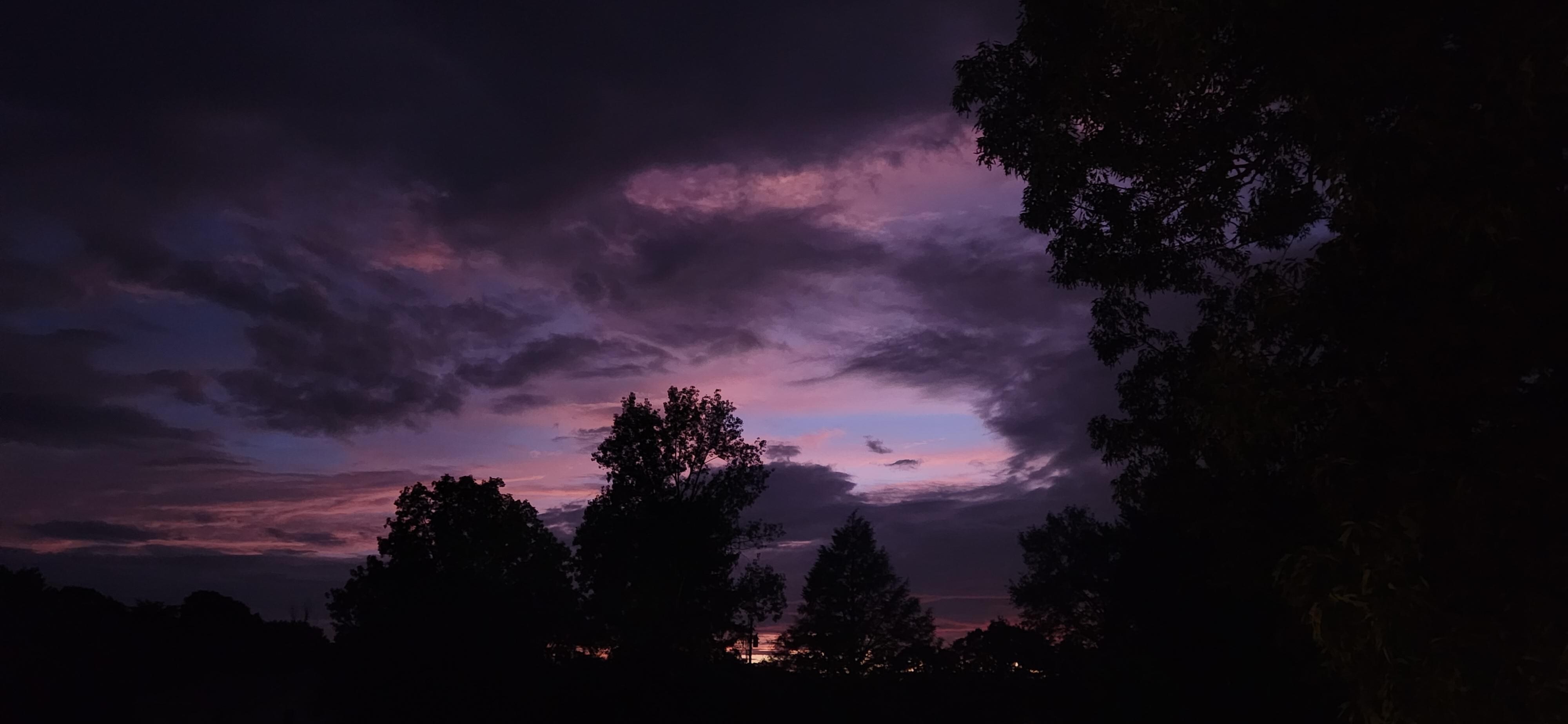 Sunset off the back deck