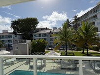 View from our poolside room patio