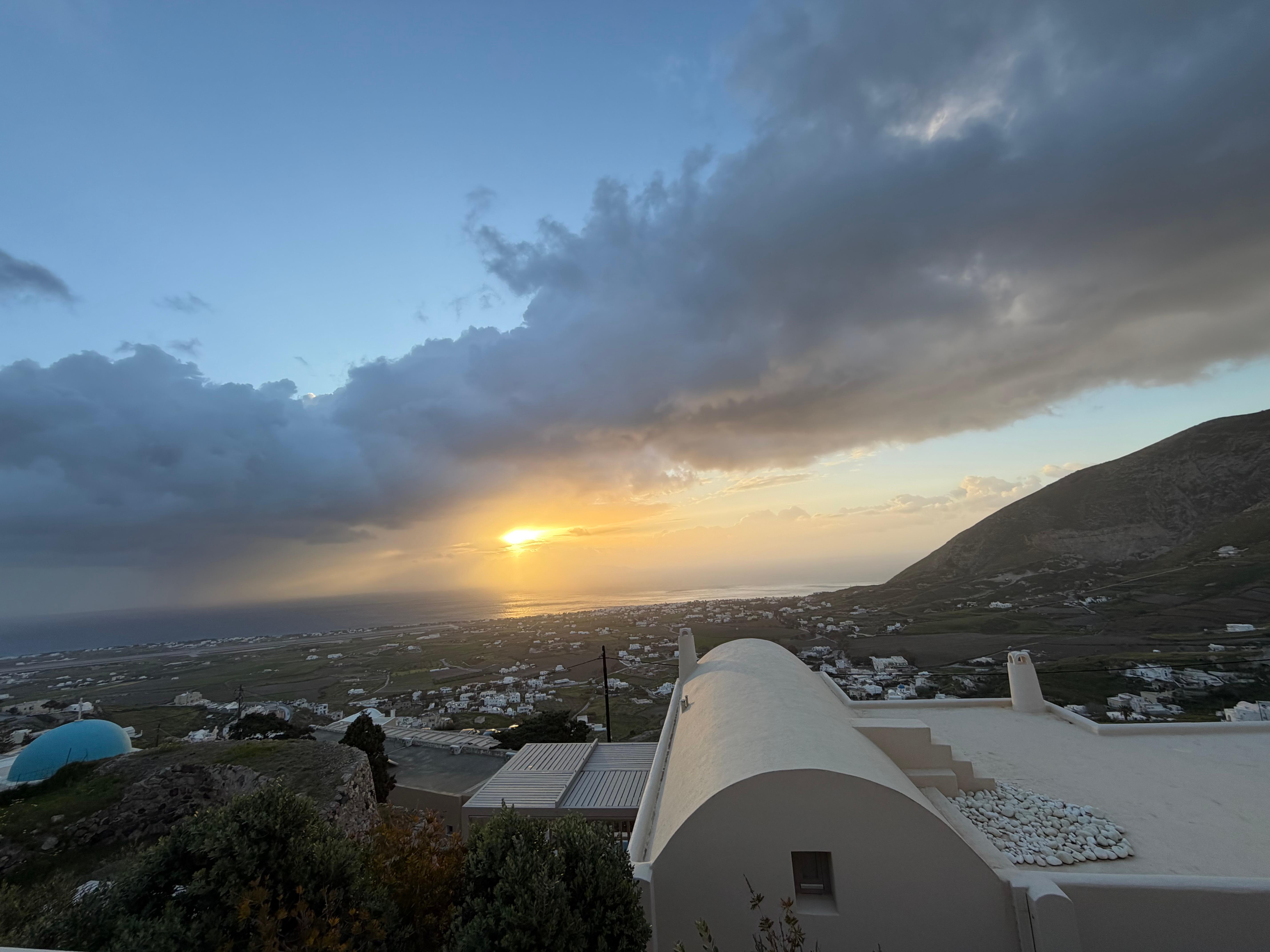 Sunrise view from the patio