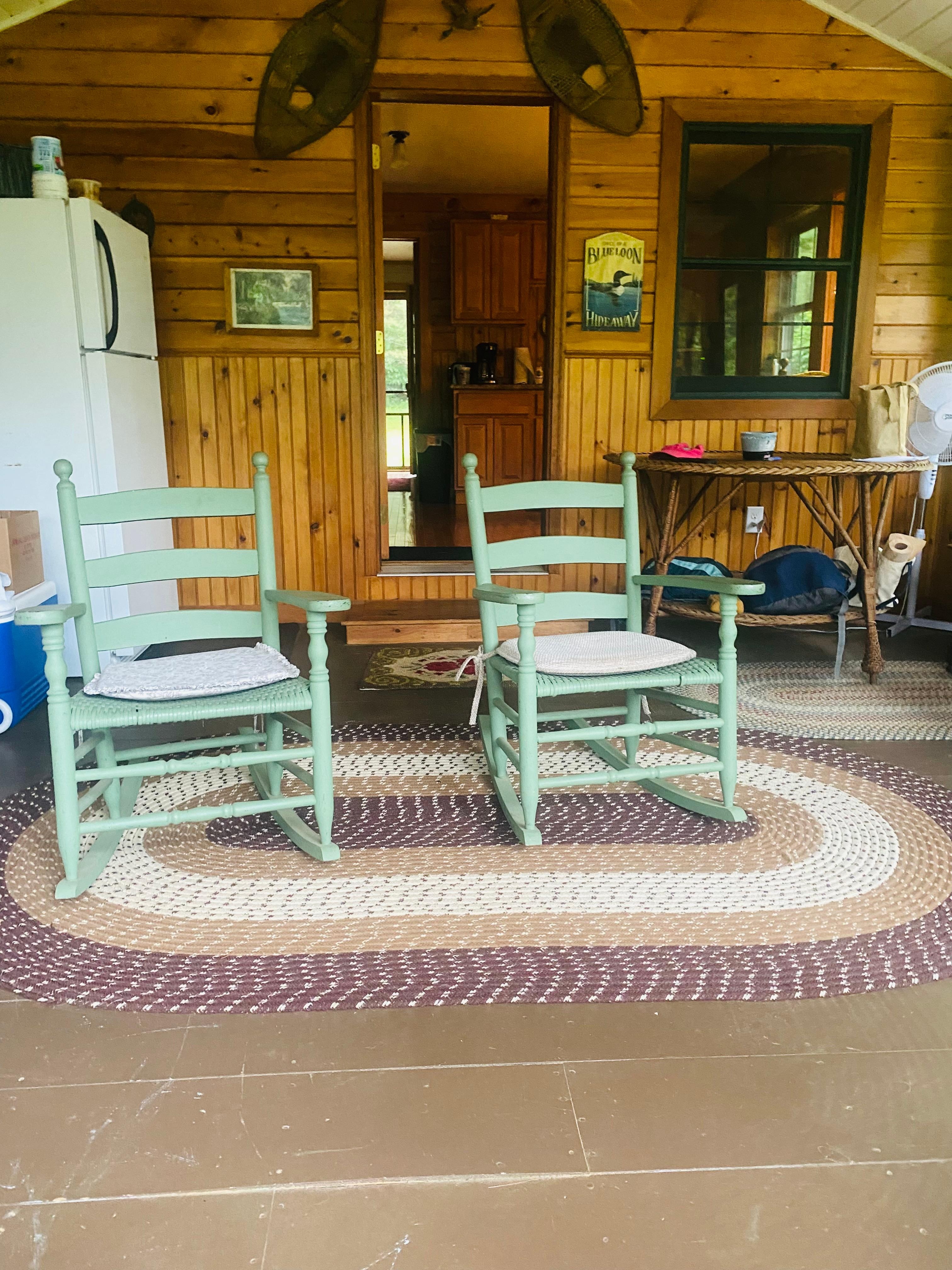 The porch.