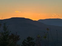 Sunset from the deck.