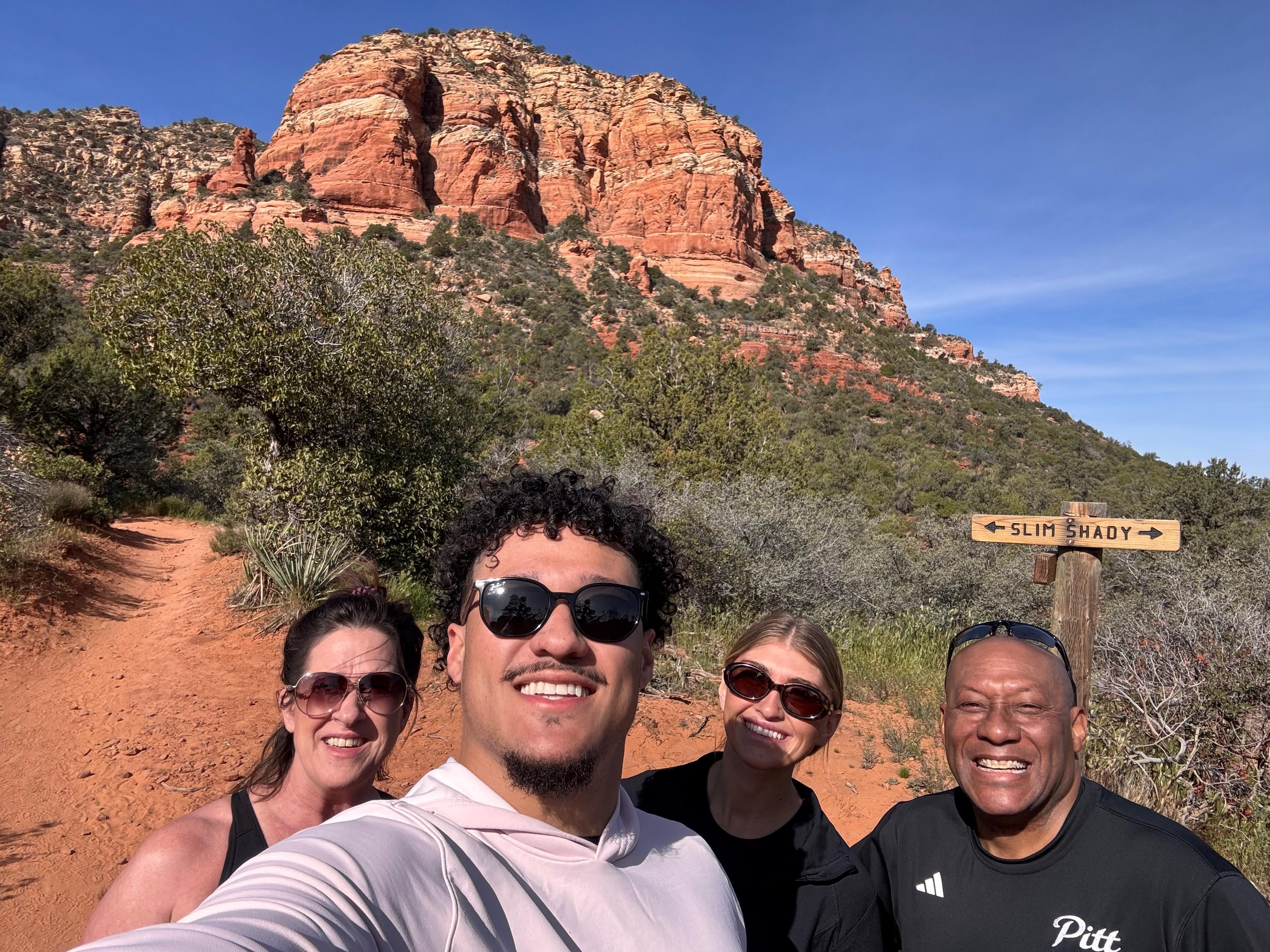 We hiked almost every day! 