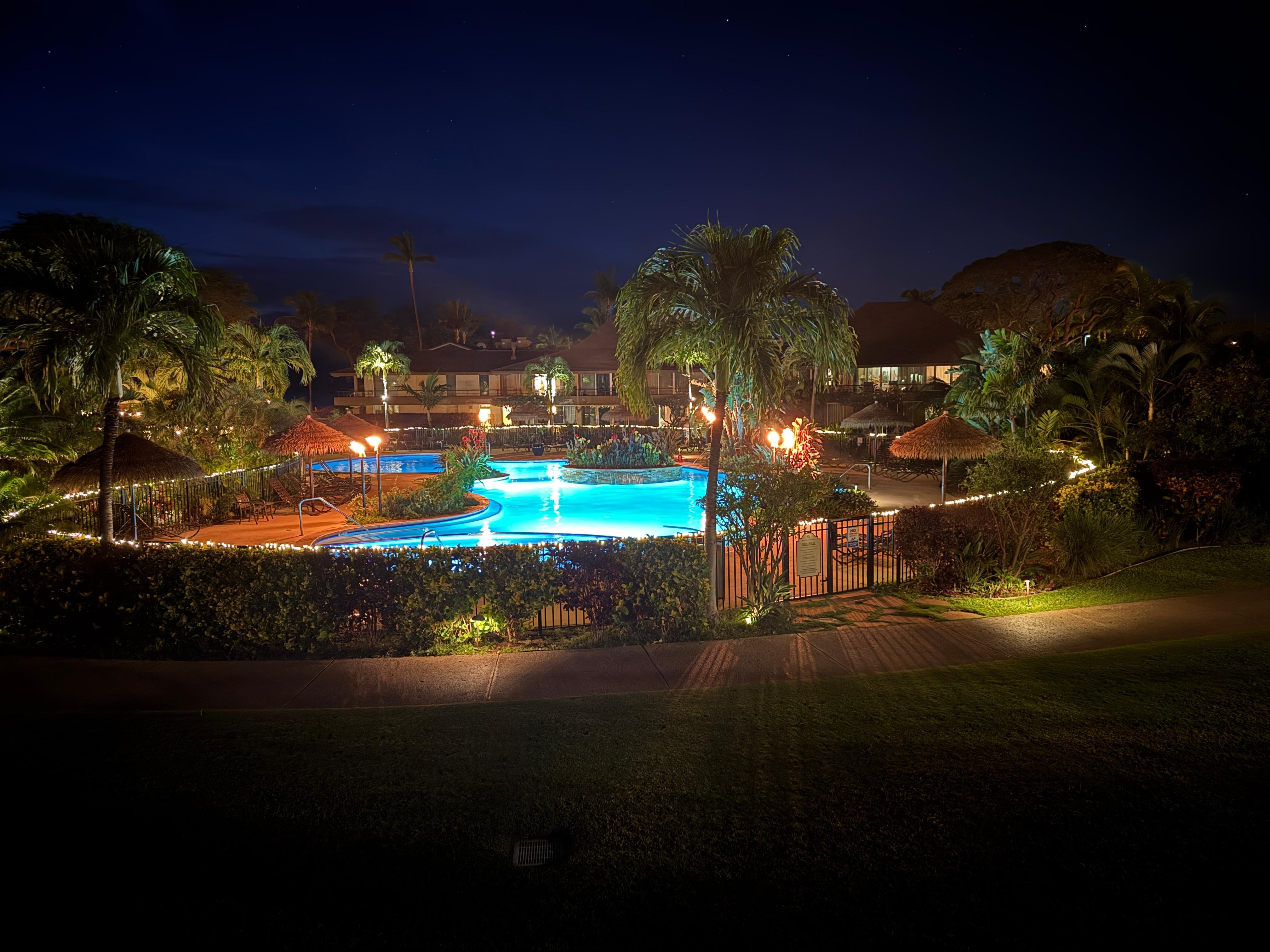 Pool from the balcony
