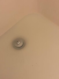 Clogged bath drain