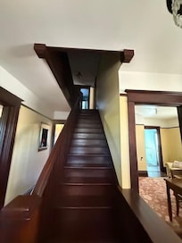 Stairs to bedrooms