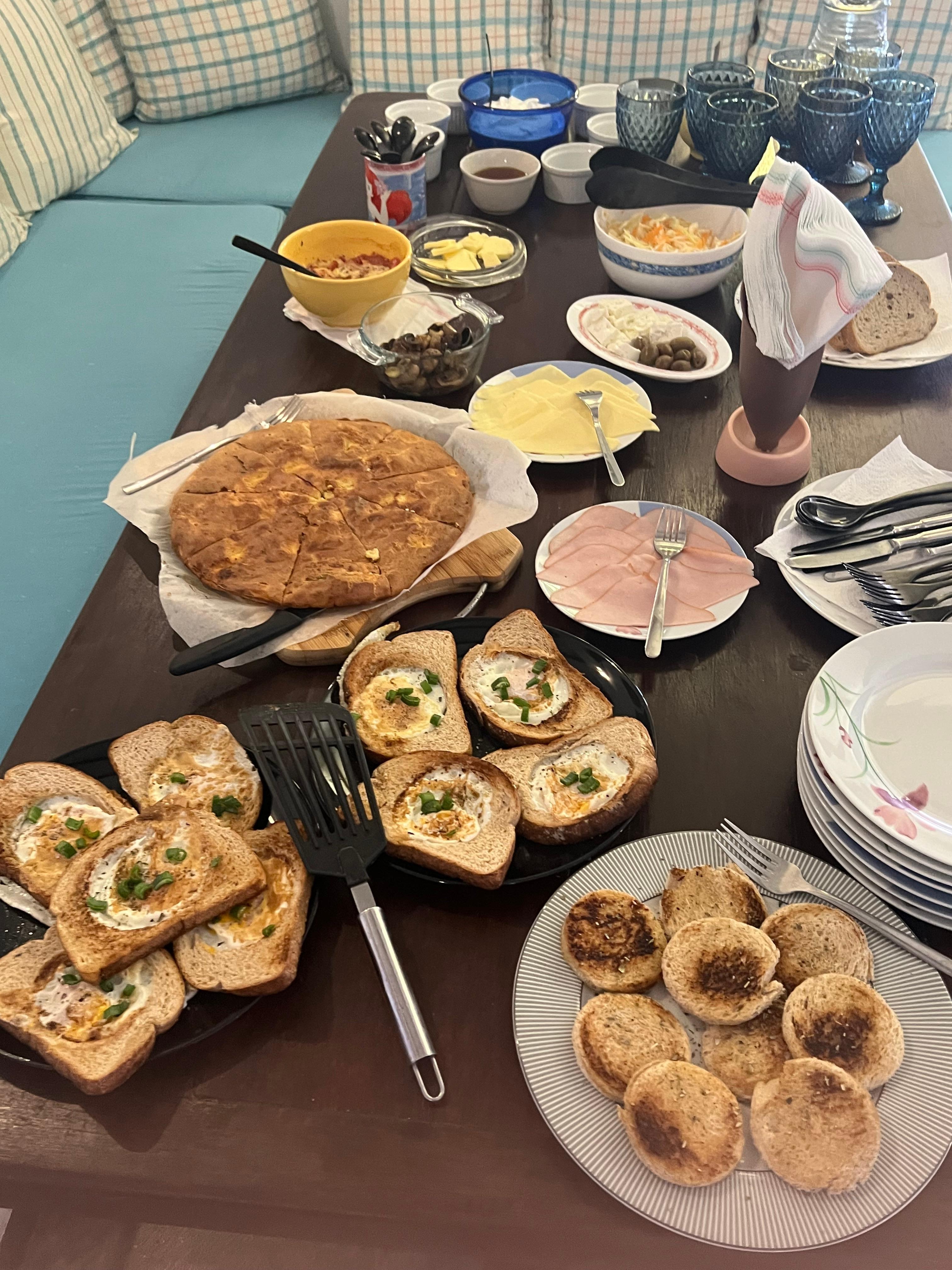 The daily breakfast was so delicious! 