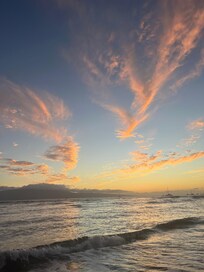 Sunset from the lanai.
