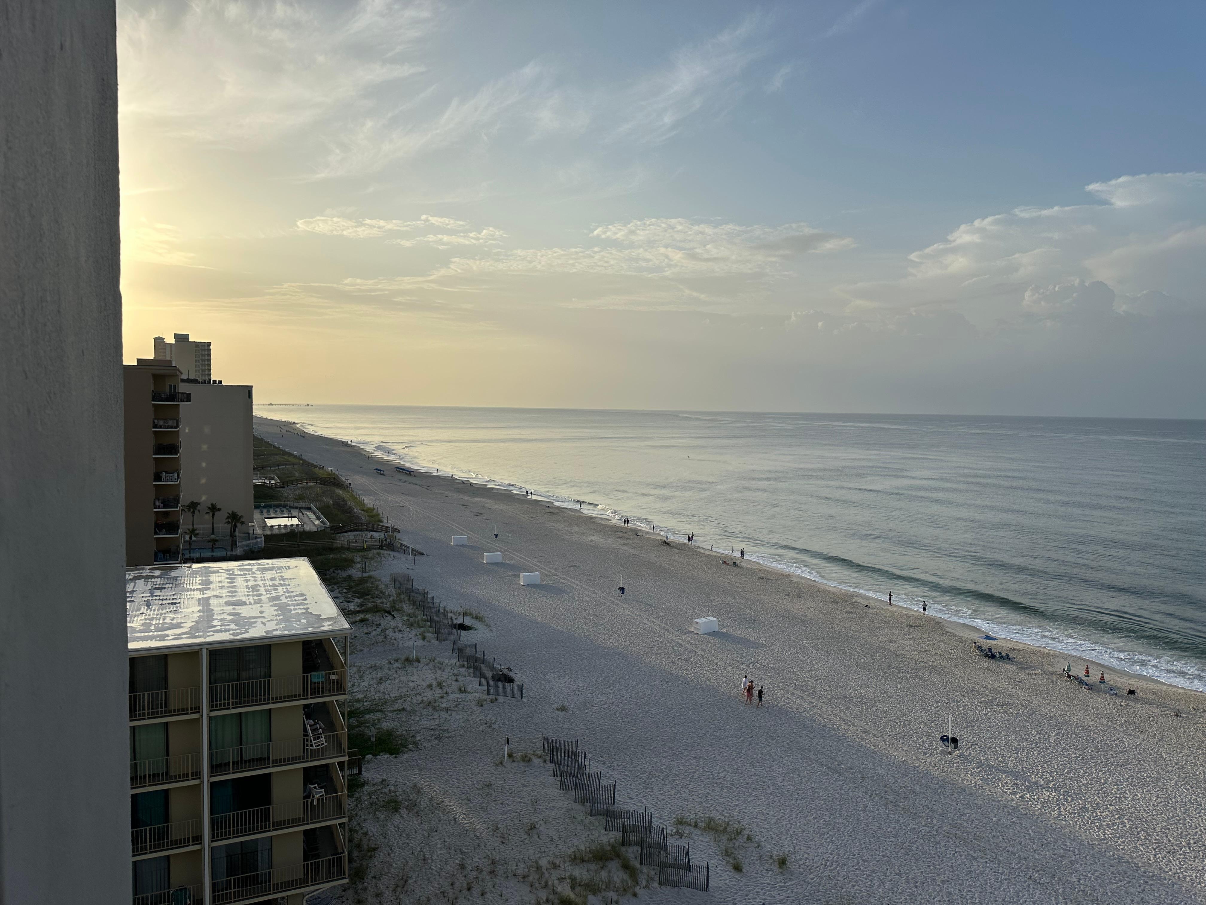 Good morning, from the balcony! 