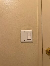 Wall in bathroom was so dirty