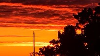 Front Porch morning sky @ the Lodge