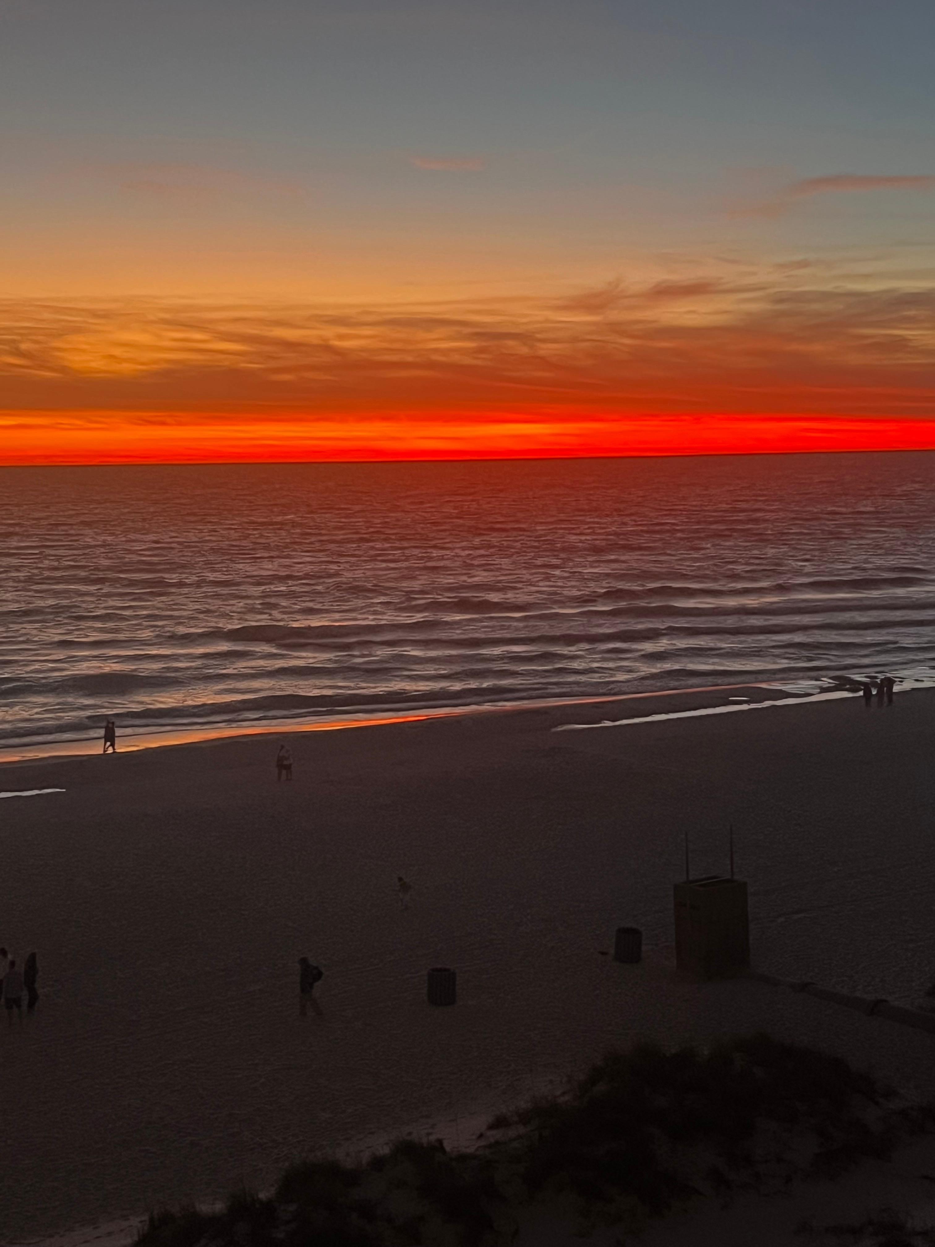 Sunset from the balcony