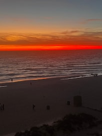 Sunset from the balcony