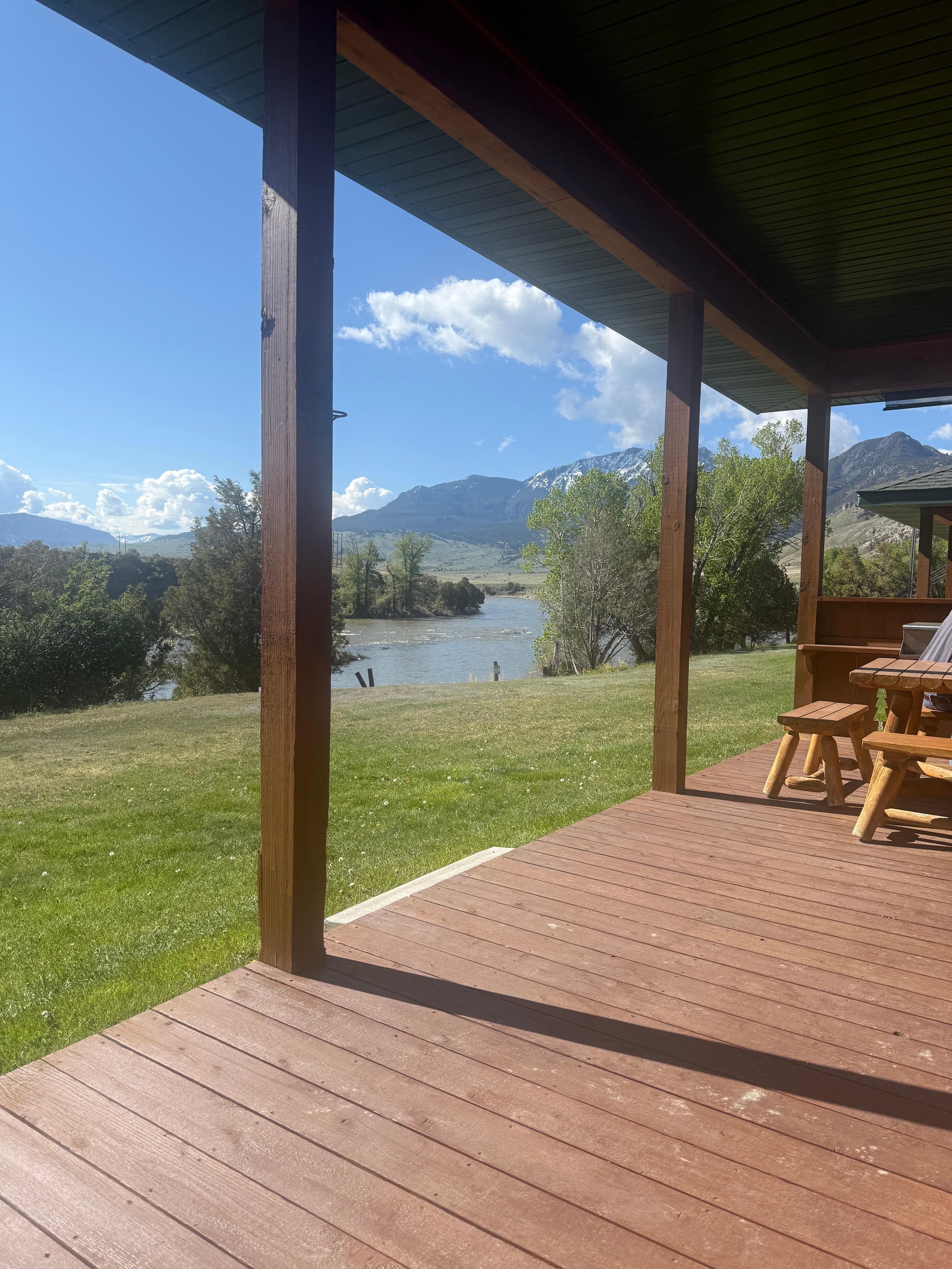 View from the back porch,