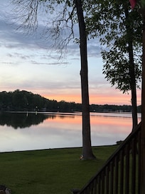 Sun set from the patio