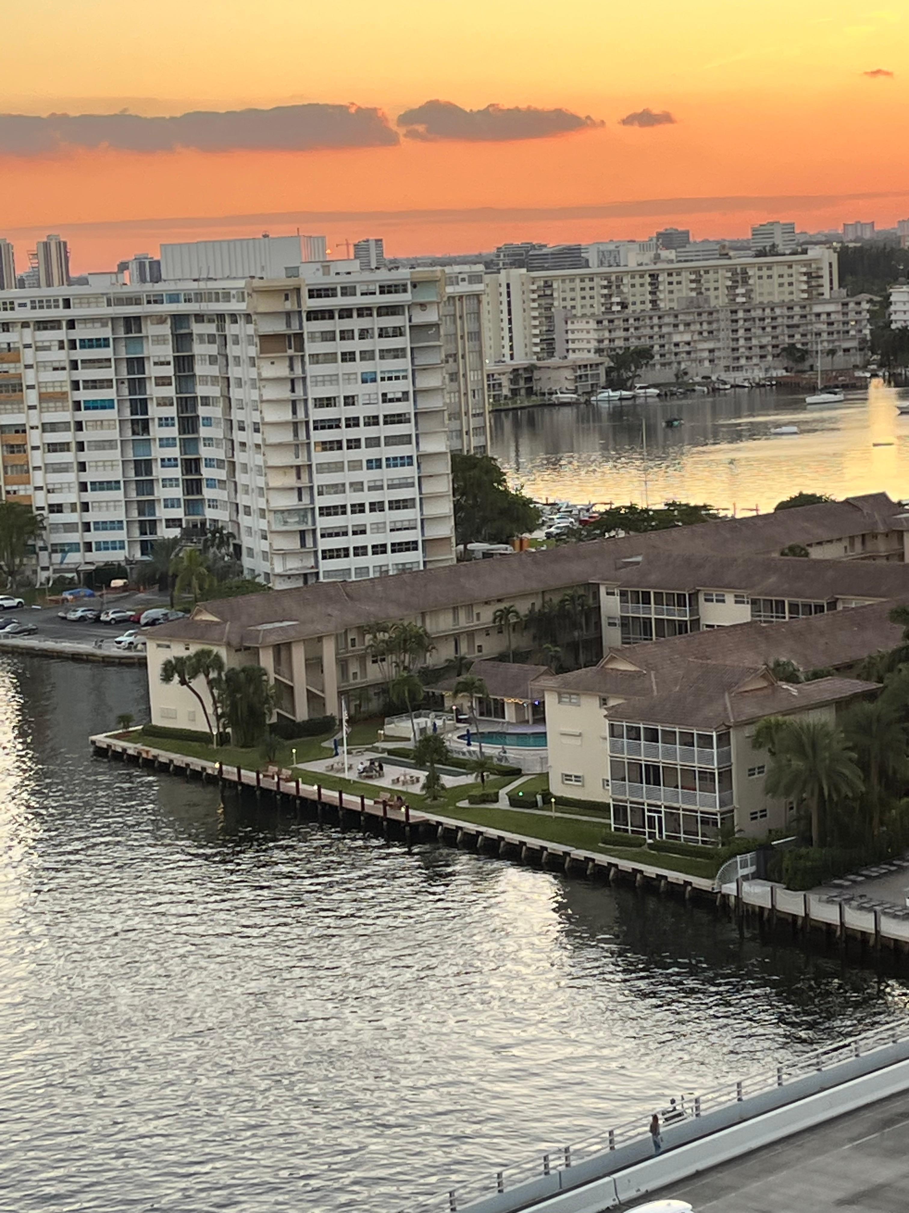 Views from corner balcony