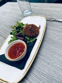 Thai fish cake starter (evening meal)