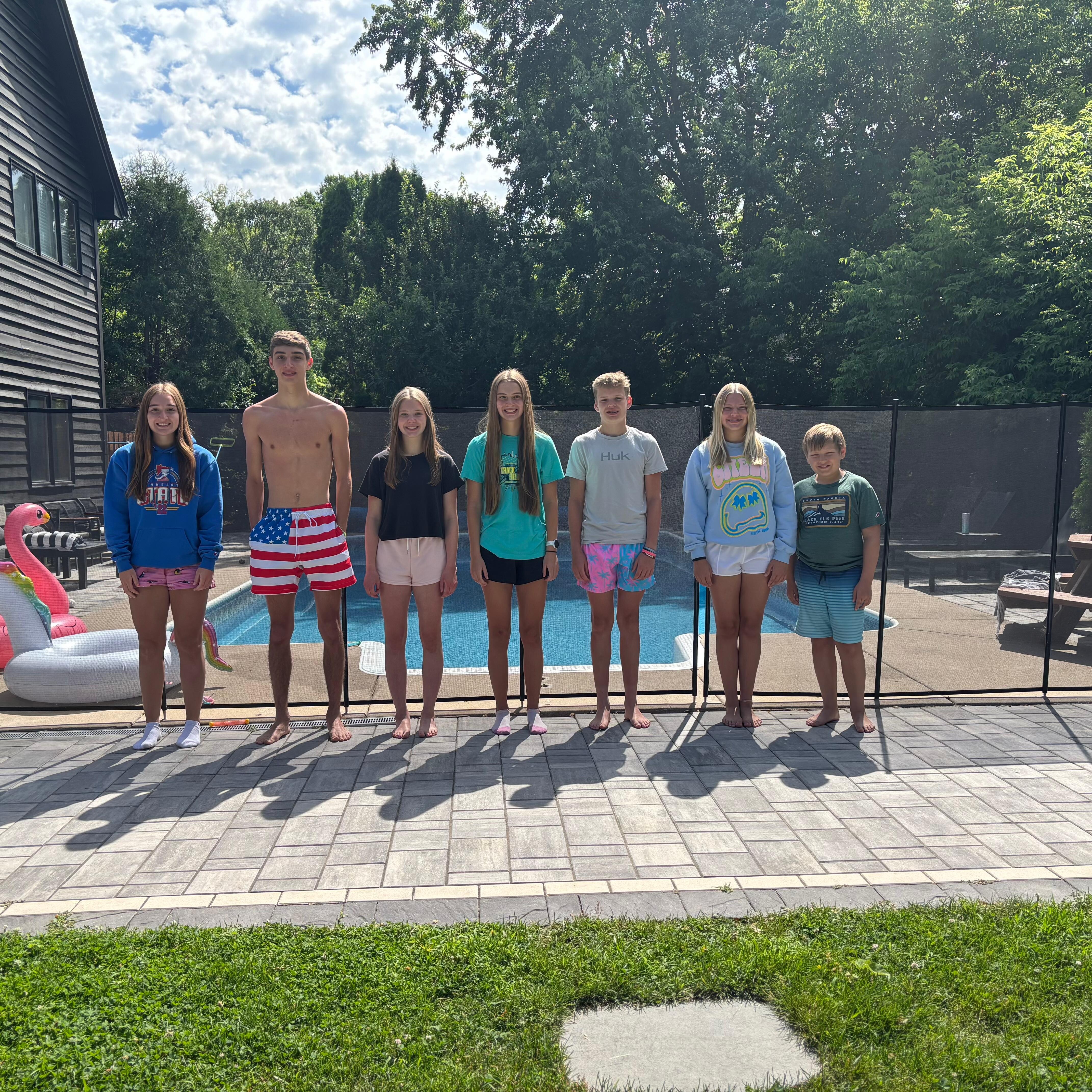 Seven grandchildren 