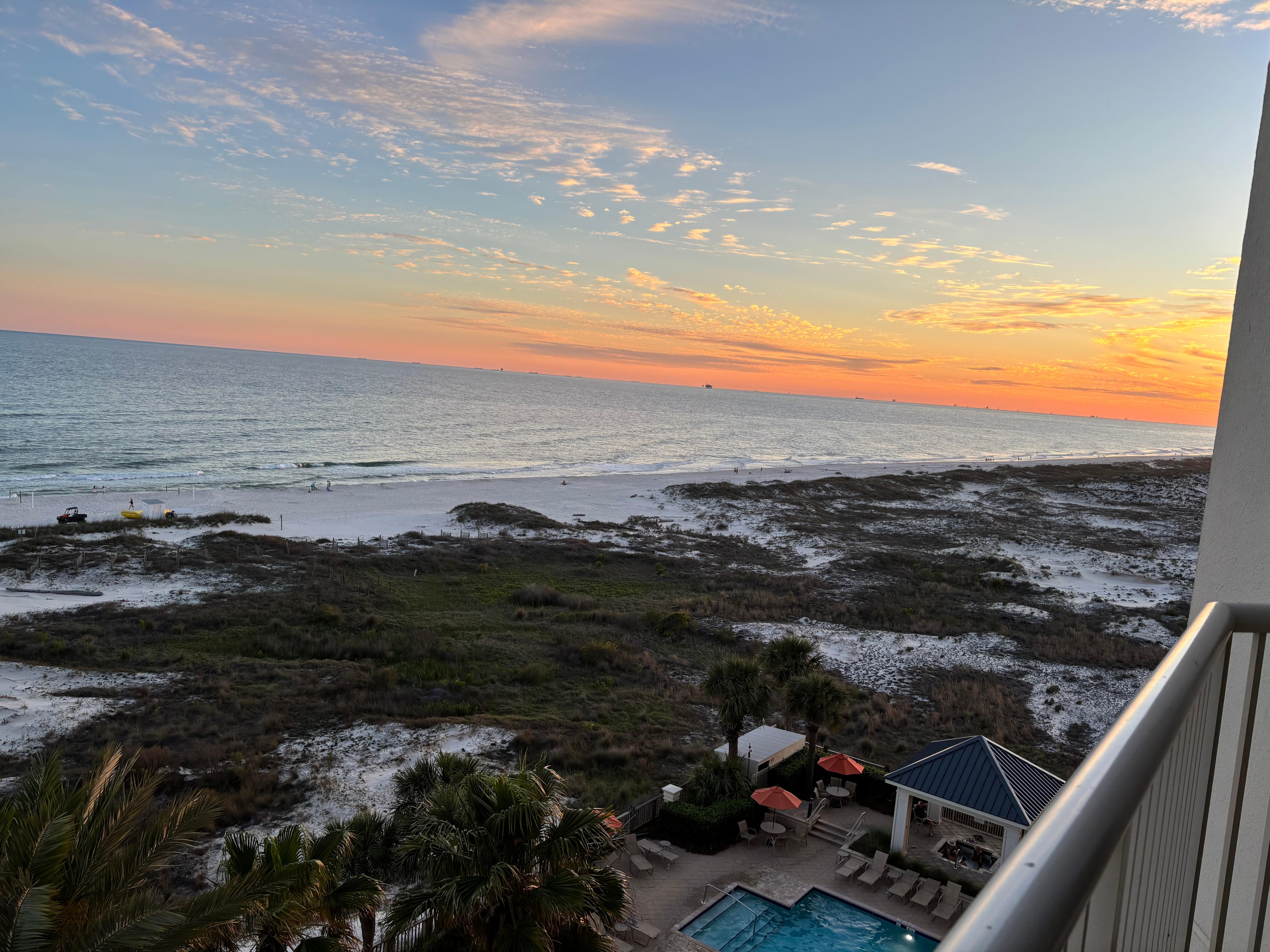 View from balcony