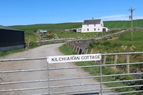 The road up to the cottage.