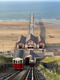 Pier and cliff railway