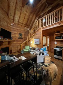 Fireplace with timer