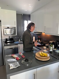 De fijne keuken die van alle gemakken is voorzien.