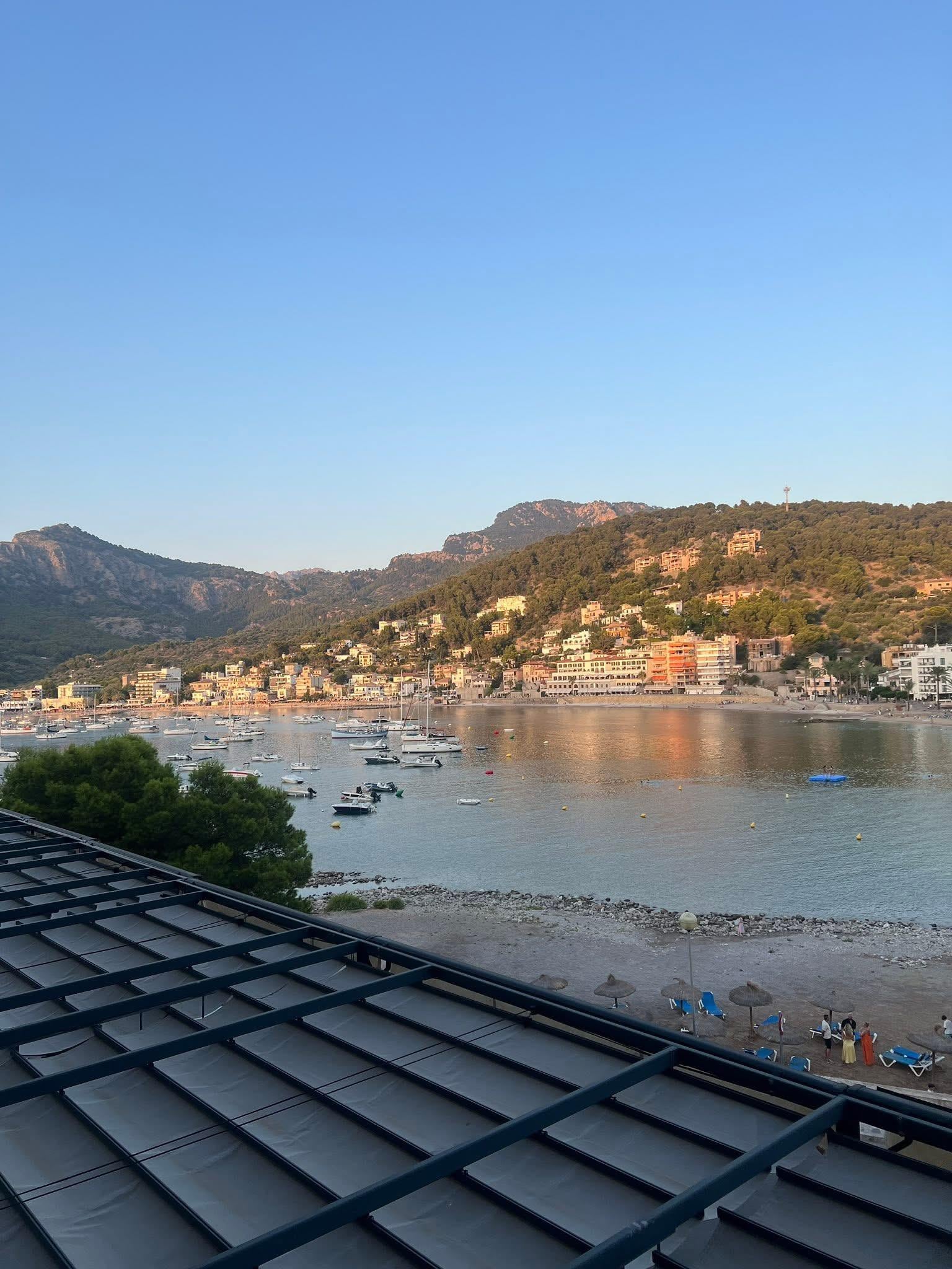 Evening view from our room 