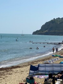 View of beach front